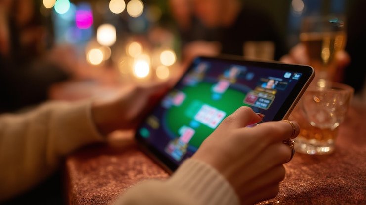 Ilustrasi keamanan online dengan gambar gembok digital dan teknologi mutakhir